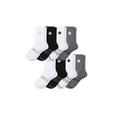 Men's All Sport Half Calf Sock 8-Pack