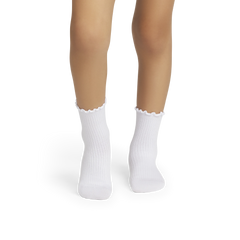 Junior Ruffle Rib Calf Sock 8-Pack